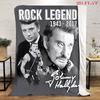 Johnny Hallyday: Rock Legend Live blanket Soft and comfortable sofa blanket Office rest blanket Machine washable sheet
