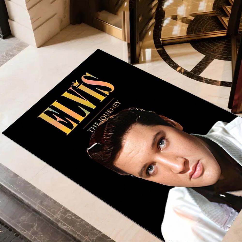 Elvis Presley Hawaii Concert Area Rug Design for Entryway Living Rooms Bedrooms Dormitory Anti-slip Rug Decorate Offices Wedding Party Gift