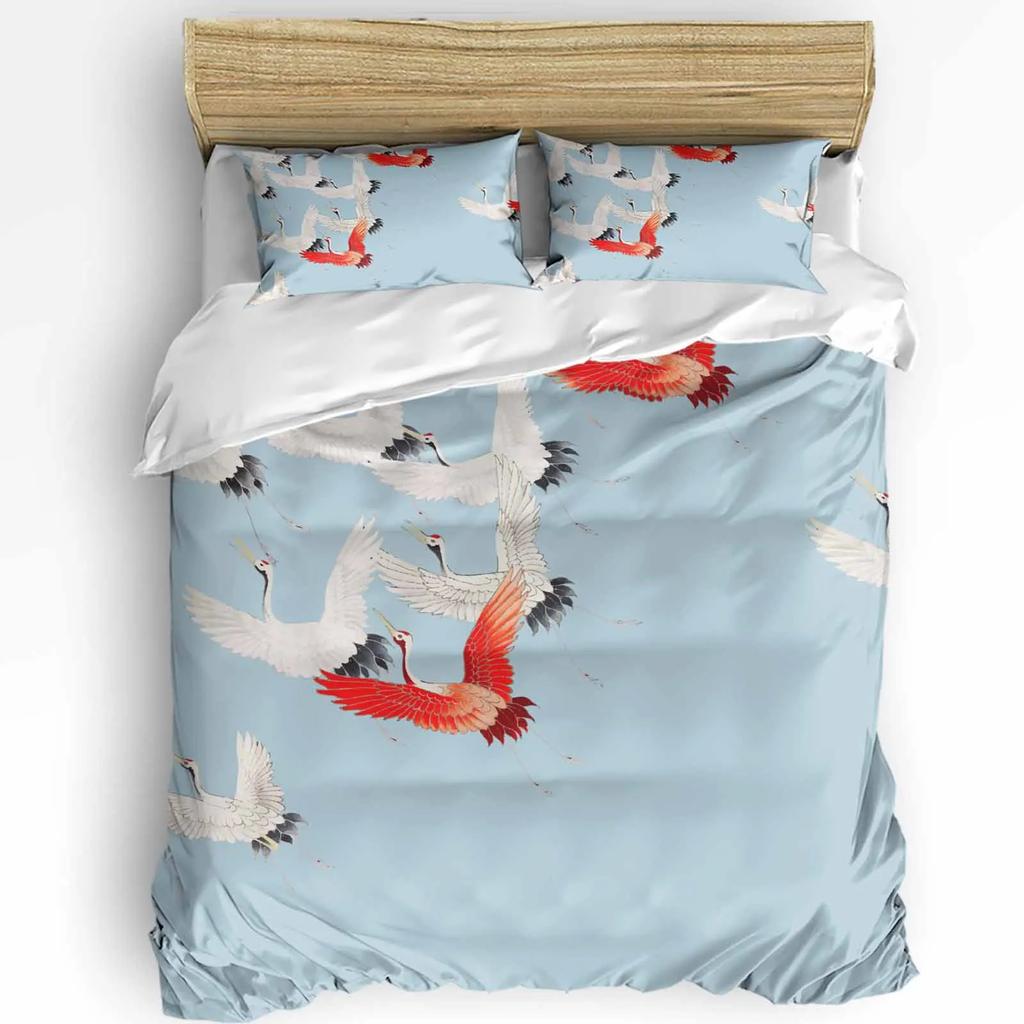 Sushi Cartoon Japanese Culture Delicious Food Bedding Set 3pcs Duvet Cover Pillowcase Quilt Cover Double Bed Set Home Textile
