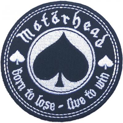Motorhead Born To Love, Live To Win Circular Iron On Patch