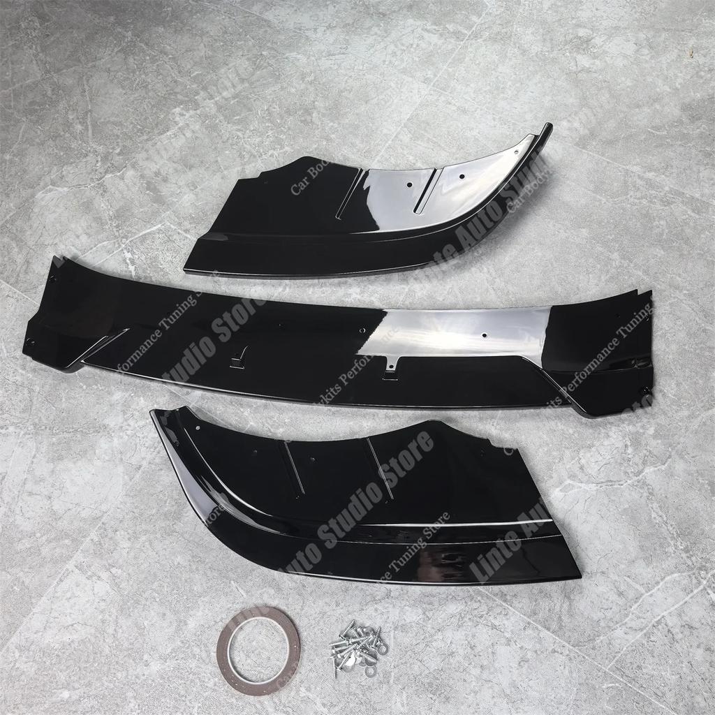 ABS Front Bumper Lip Spoiler Splitter For BMW 5 Gran Turismo F07 GT 2009-2017 520i 520d 530i 530d 535i 535d 550i Bodykits Tuning