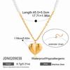 18K Gold, Sweet Wind Love Pendant, Pearl Sweater Chain, Beaded Necklace, Jewelry Accessories