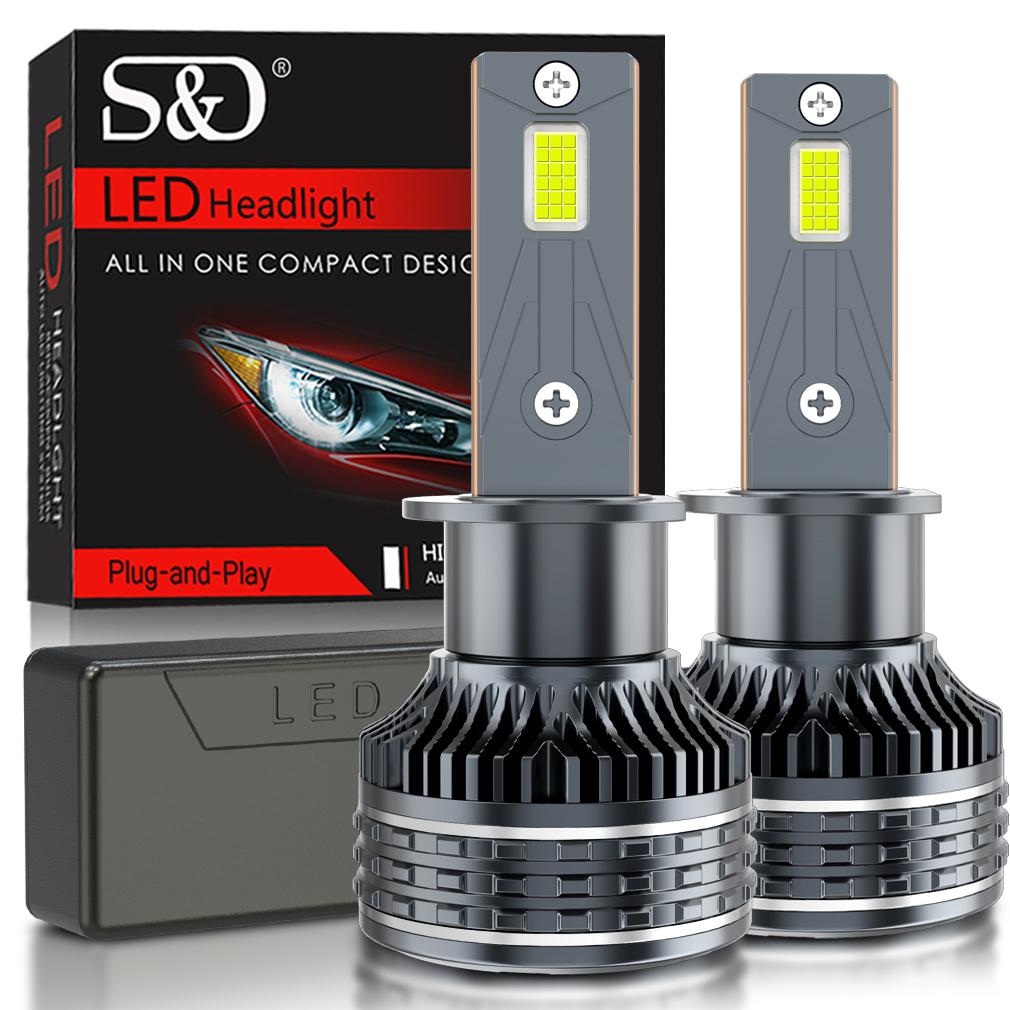 

2 шт. H1 H3 H4 H7 светодиодный Canbus H8 H11 9005 HB3 9006 HB4 9012 Hir2 Turbo светодиодная лампа для фар 160 Вт 30000LM 6500K белая автомобильная лампа с двойной медной трубкой налобный фонарь 9012 Hir2