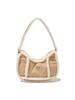 Kirsh Mustang Suede Fur Hobo Bag [Camel]