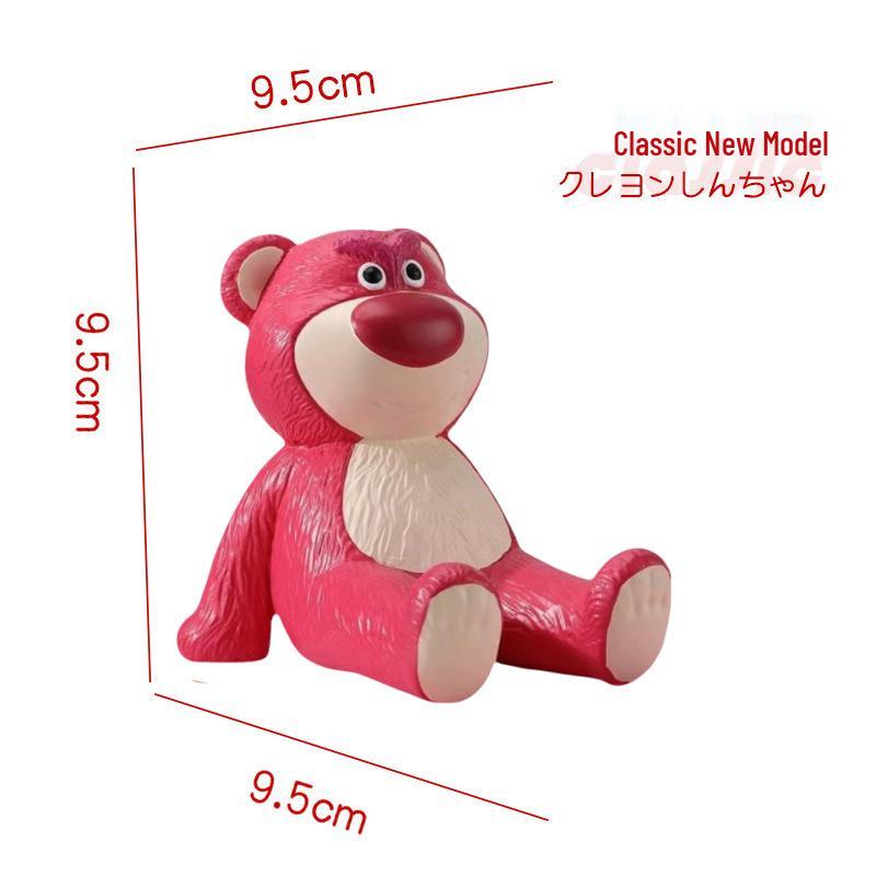Crayon Shin-chan Tablet-Ständer: Fauler Mensch Anime Figur Trendiges Spielzeug und Niedliches Puppenornament.