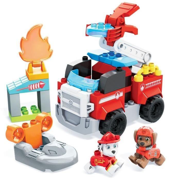 Mega Bloks - Coffret Pompier Pat' Patrouille - Briques de construction - Dès 3 ans