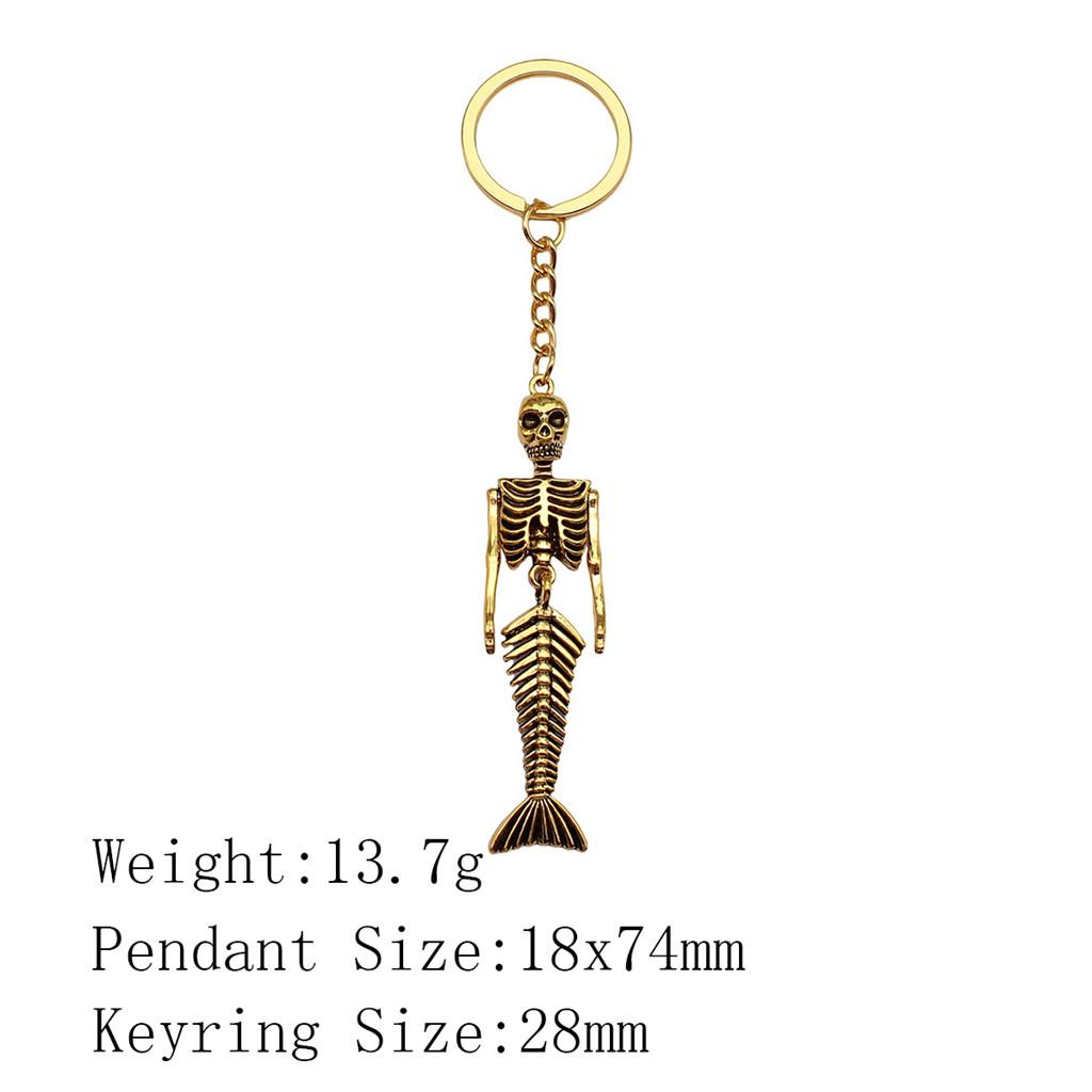 Mother's Day Keychain For Bags Seahorse Octopus Mermaid Key Ring Souvenir Men Chains