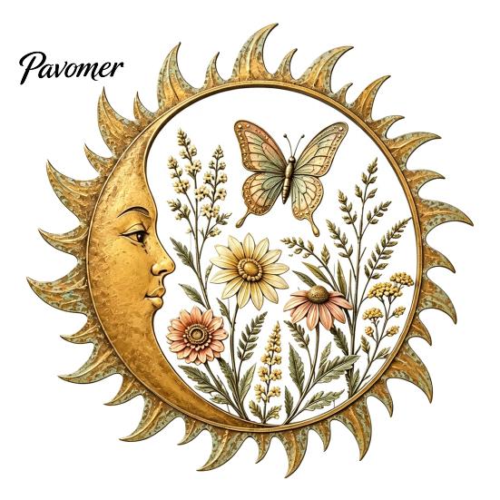 Home Interior Wall Ornament Sunshine Garden Decoration, Dragonfly/Bee/Butterfly/Bird Decor, Acrylic Sun Rustic Decorations Hanging for Indoor Outdoor