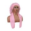 Women Sleeping Hat Dual-Purpose Long Braids Protective Breathable Silk Hair Cover Adjustable Pantyhose