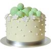 20 Pcs Ball Cake Topper Decorations Mini Balloons Cake Topper Sticks Light Green Balls  Cake Decorations for Wedding Birthday