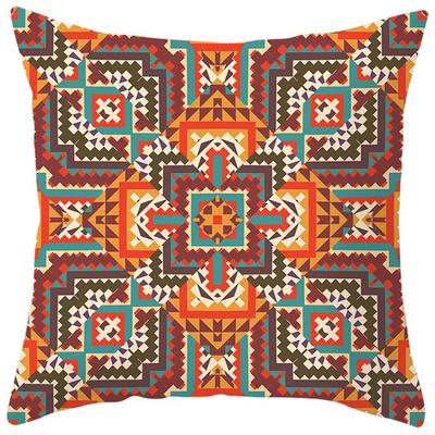 New Ethnic Style Pillowcase Bohemian Geometric Pattern  Retro Living Room Sofa Cushion Cover