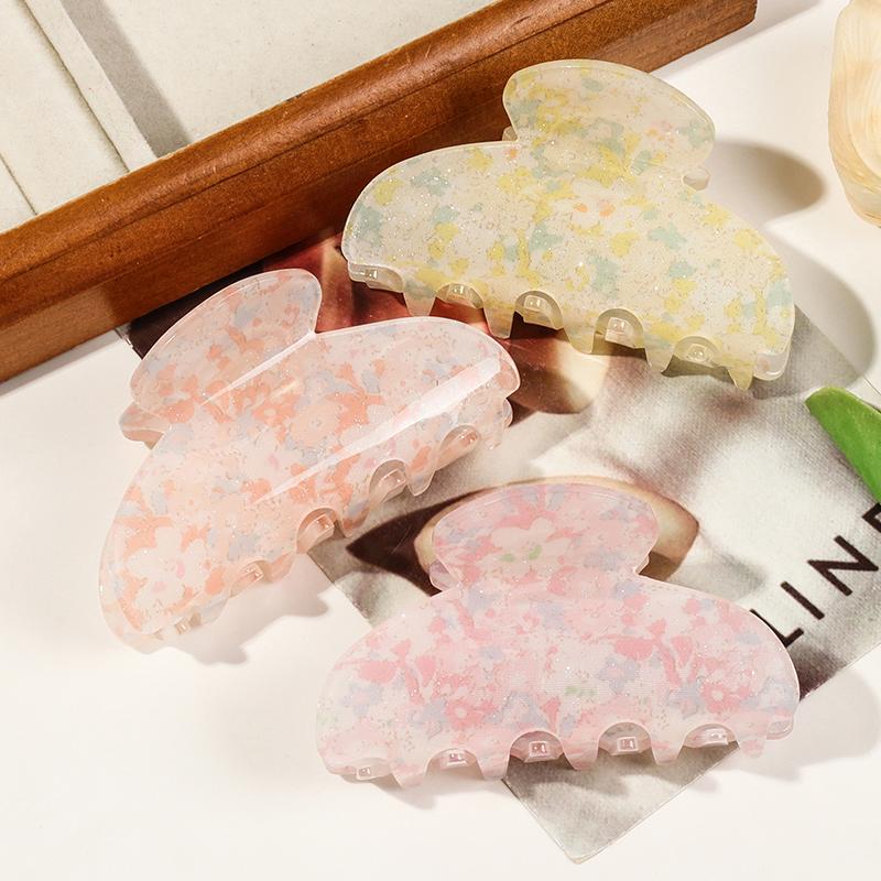 Umělecká spona do vlasů s květy, květinové spony do vlasů, sladká spona do vlasů, drápky do vlasů pro dívky, doplňky pro ženy