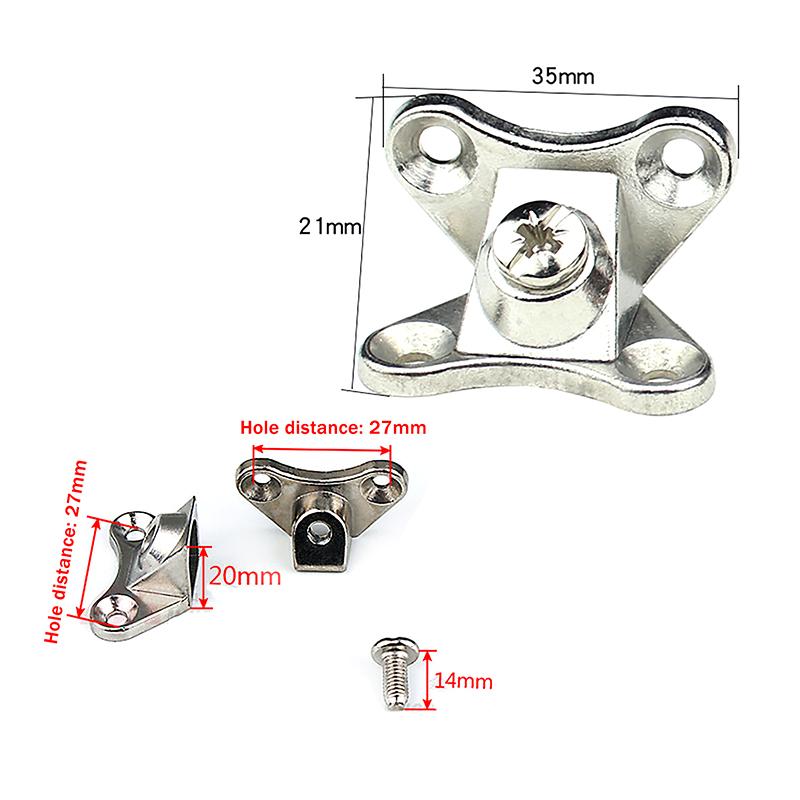 6/10 Set Removable Corner Bracket Zinc Alloy Butterfly Corner Bracket With Screws - Support Connectors For Furniture Drawers