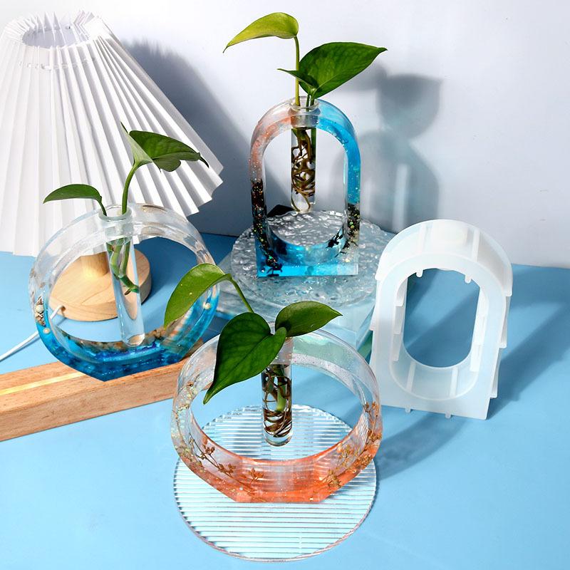 1 buc Vas hidroponic DIY Matriță silicon Rășină epoxidică Matriță adeziv cristal