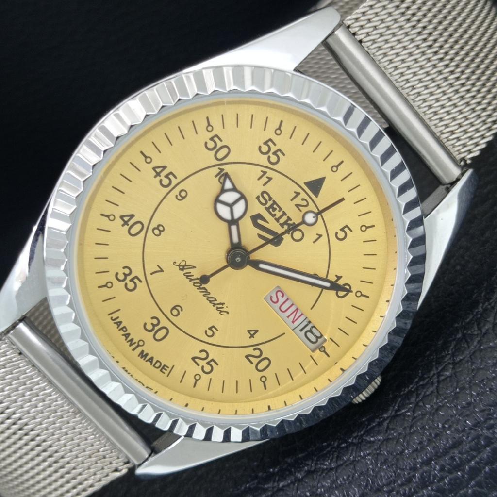 

REFURBISHED SEIKO 5 AUTOMATIC 6309A VINTAGE JAPAN MENS GOLDEN WATCH a442918-1