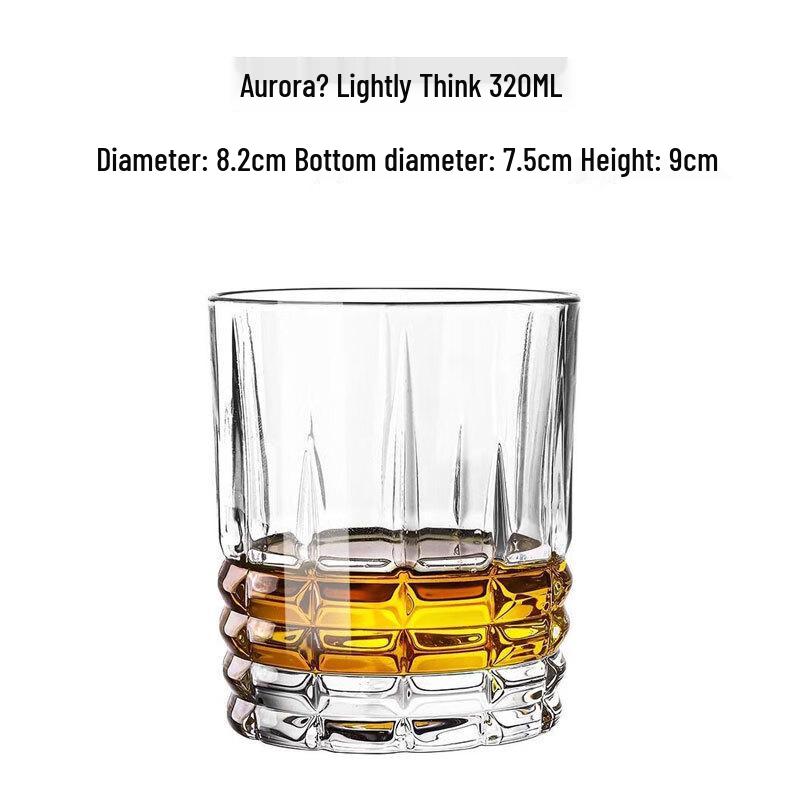 Classic Embossed Whiskey Glass Set