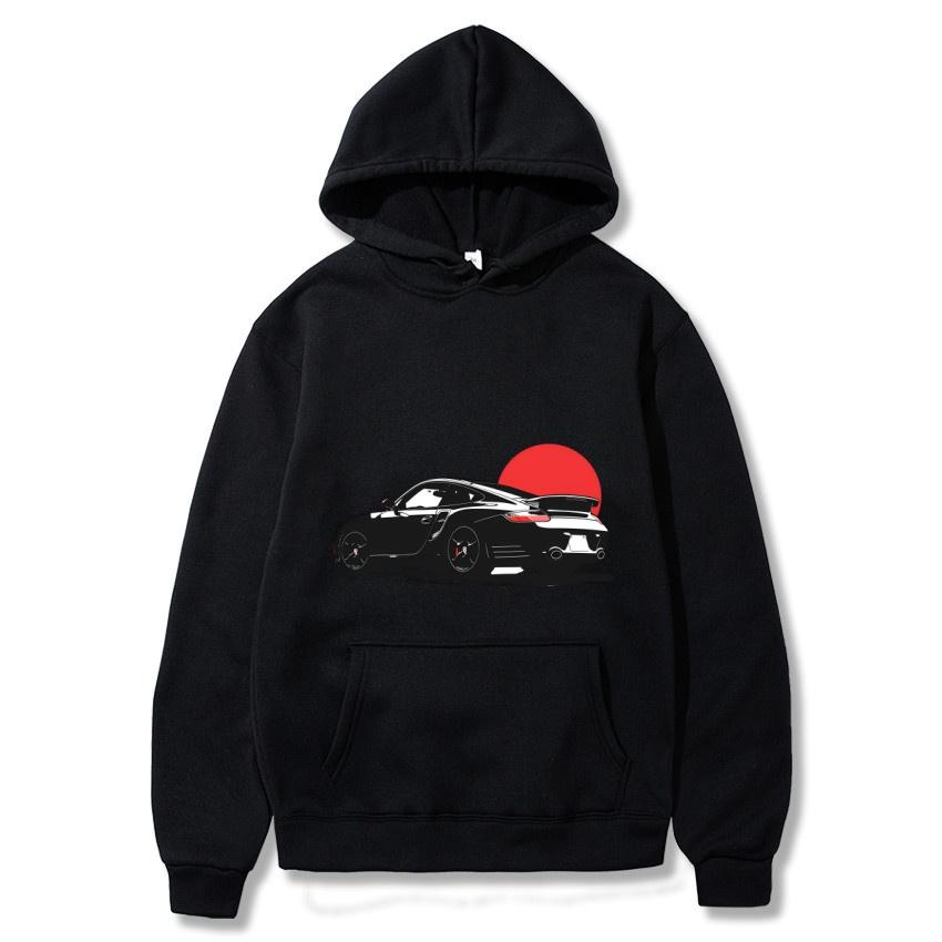 Sports cars, luxury cars, printed autumn and winter hoodies, men's and women's long sleeved streetwear, hip-hop warm hoodies