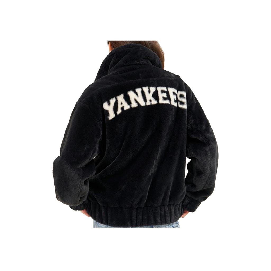 New MLB Velvet Jackets Unisex Black 3AFDV0236