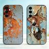 Industrial Style Retro Rusty Phone Case Black Silicone Soft For Samsung Galaxy A73,A72,A71,A70,A53,A52,A51