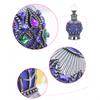 3PCS 15ml Glass Perfume Bottles Glass Metal Electroplated Essential Oil Containers Empty Refillable Travel Bottles for Perfume 4