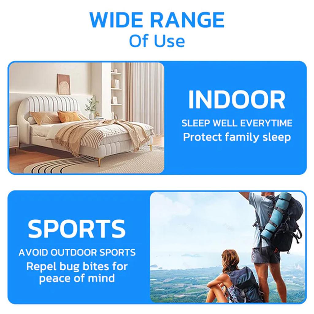 Brățară Portabilă Repelentă pentru Țânțari Brățară cu Ultrasunete de Înaltă Frecvență Anti-Țânțari Ceas de Mână Pentru Copii Adulți