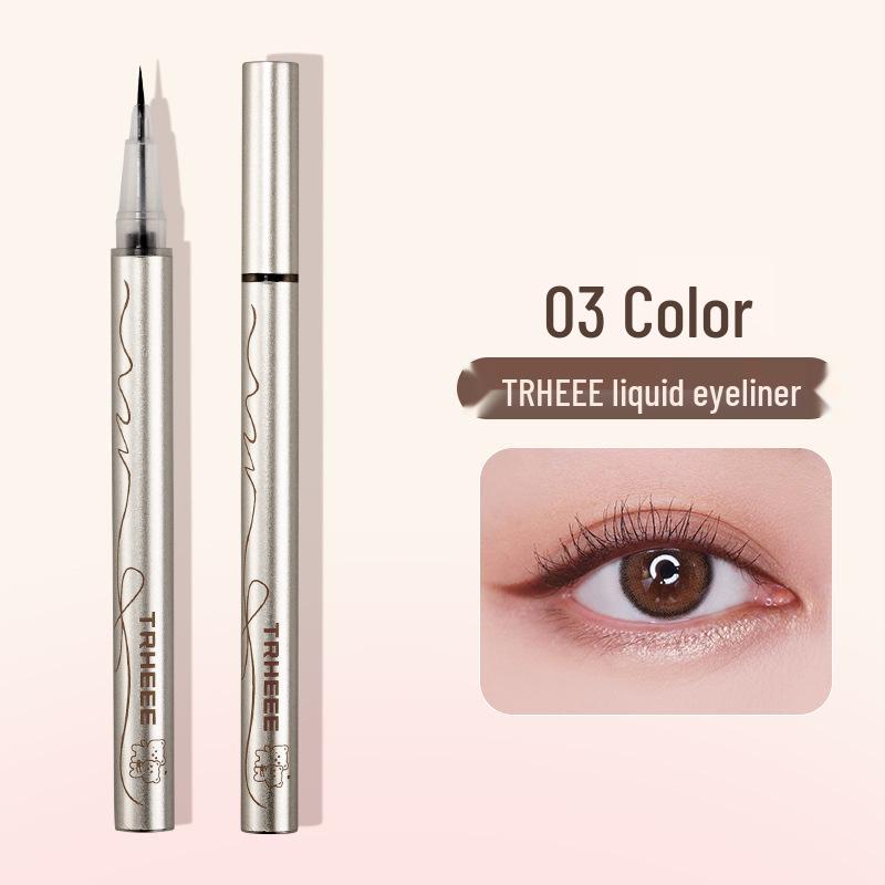 

Yalin TRHEEE Jet Black Водостойкий Стойкий к смазыванию Стойкий Жидкая подводка-фломастер с тонким кончиком и мягким наконечником «два в одном». 1.5ml