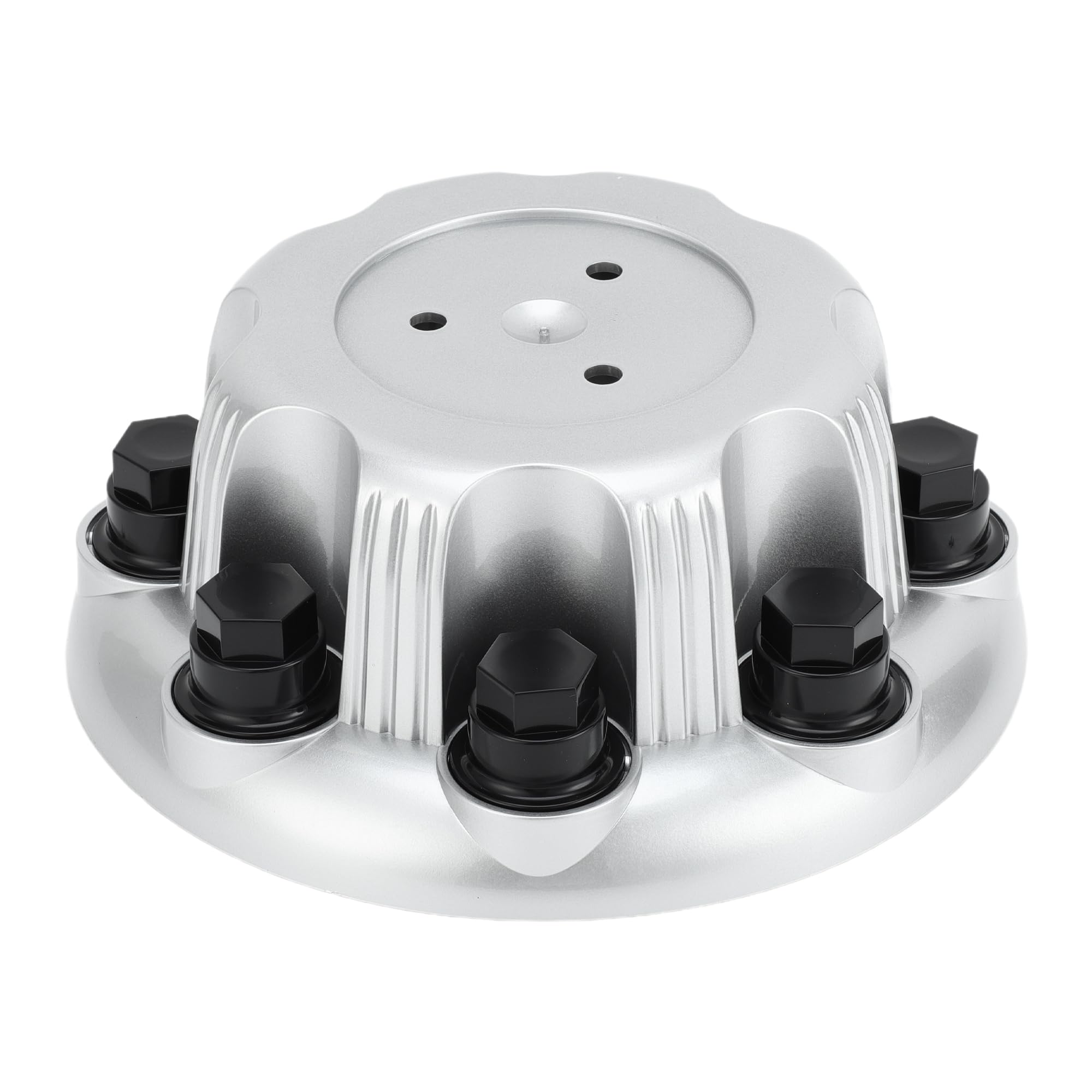

HEROFFIX Wheel Caps, Rim Center Caps, Set of 1, Silver Tone Plastic Hub Caps for Chevrolet Silverado 2500, 3500, Express Van (2001-2007)