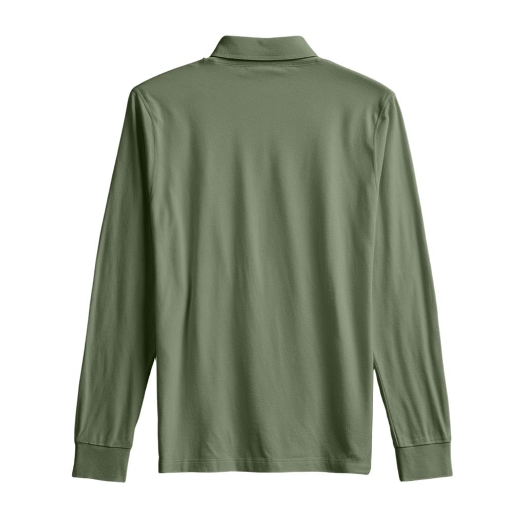 Men's Casual Retro Small V-neck Long-sleeved Top