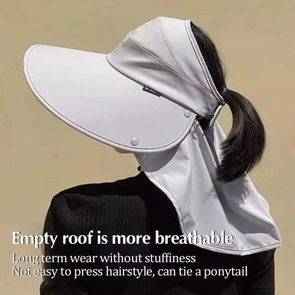 

Wide Brim Bucket Hat Breathable Summer Beach Hat New Sunscreen Cap Women