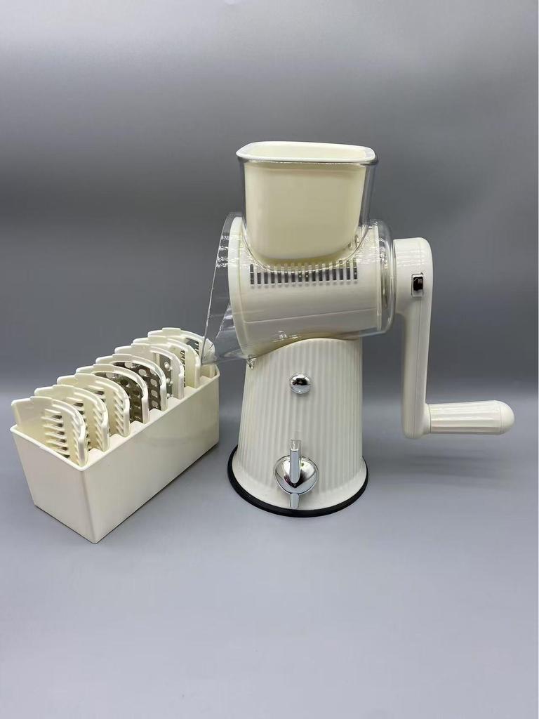Tornado Hand-Crank Roller Vegetable Cutter: Multifunctional Kitchen Tool for Convenient Vegetable Slicing.