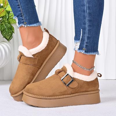 Damen Stiefeletten Warme Modische Stiefel Outdoor Bequeme Schuhe für Damen Winter Verdickte Flusen Schneestiefel Damen