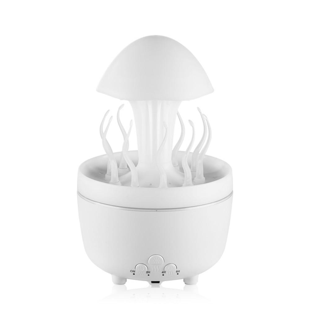Rotating Essential Oils Diffuser with Air Humidifier Umbrella Raindrop Aroma Diffuser Jellyfish Christmas RGB Night  Lights