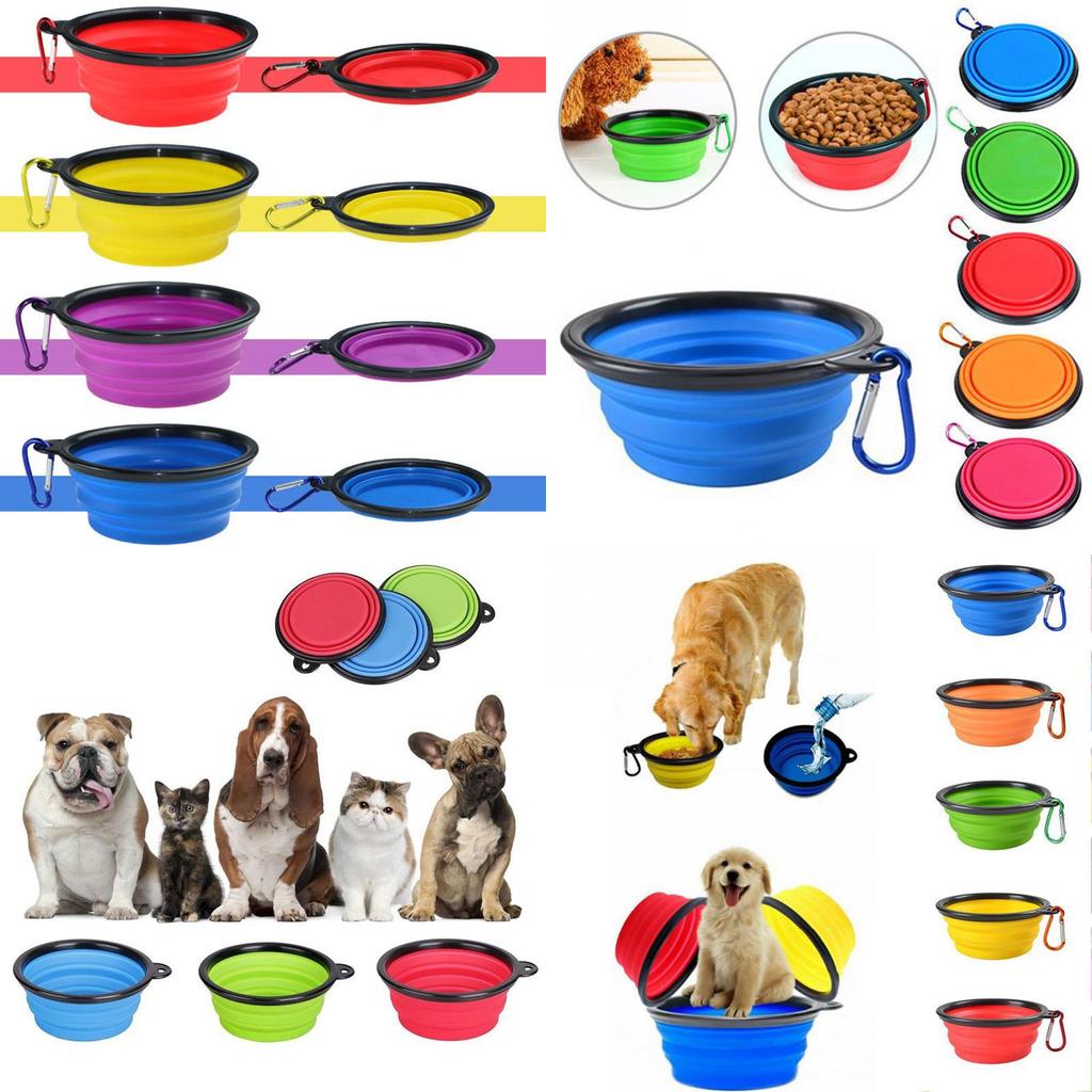 Compact 350ml Collapsible Dog Bowl For Convenient Feeding And Hydration On The Go
