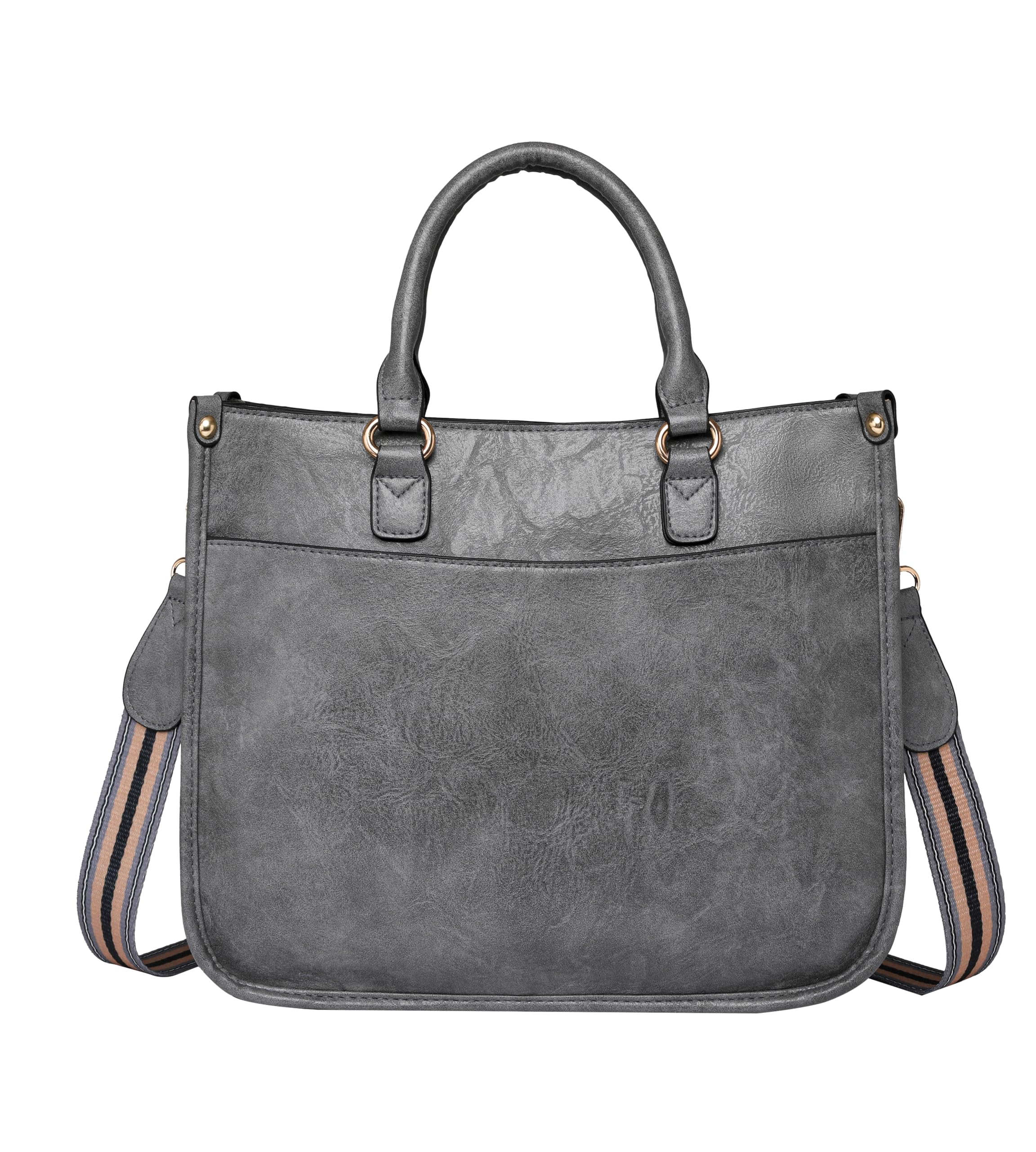 

Leather Shoulder Tote Perfect for and Available in 4 Colors [FSD.WG] Women s Bag, Bag, Commuting, School, Outdoors,