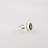 Natural Peridot Gemstone 925 Sterling Silver Jewelry Handcrafted Wedding Ring For Braid RR-77-11