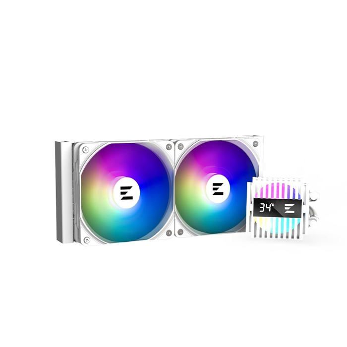 Kit Watercooling AIO - Zalman - Alpha2 RGB - 240mm - Blanc - Éclairage RGB Personnalisable