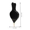 MDF Board Fireplace Bellows Black Brown Fire Pit Fan Campfire Air Blower  Picnic Grilling Camping