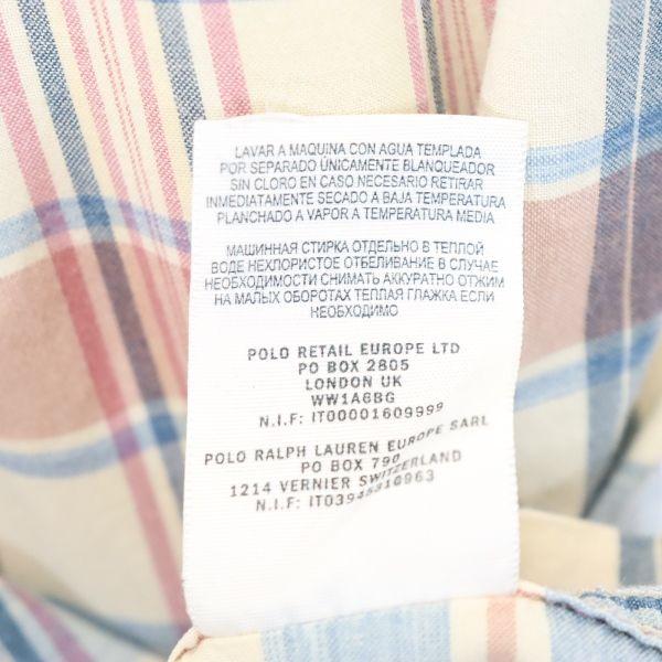 RRL Black Tag One Star Check Pattern Short sleeve shirt S RALPH LAUREN Men's Used