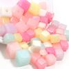 20/50 Stück Acryl-Quadratperlen Jelly-Farbe Würfel Lose Abstandshalterperlen Für DIY Schmuckherstellung Basteln Halsketten Armbänder Zubehör