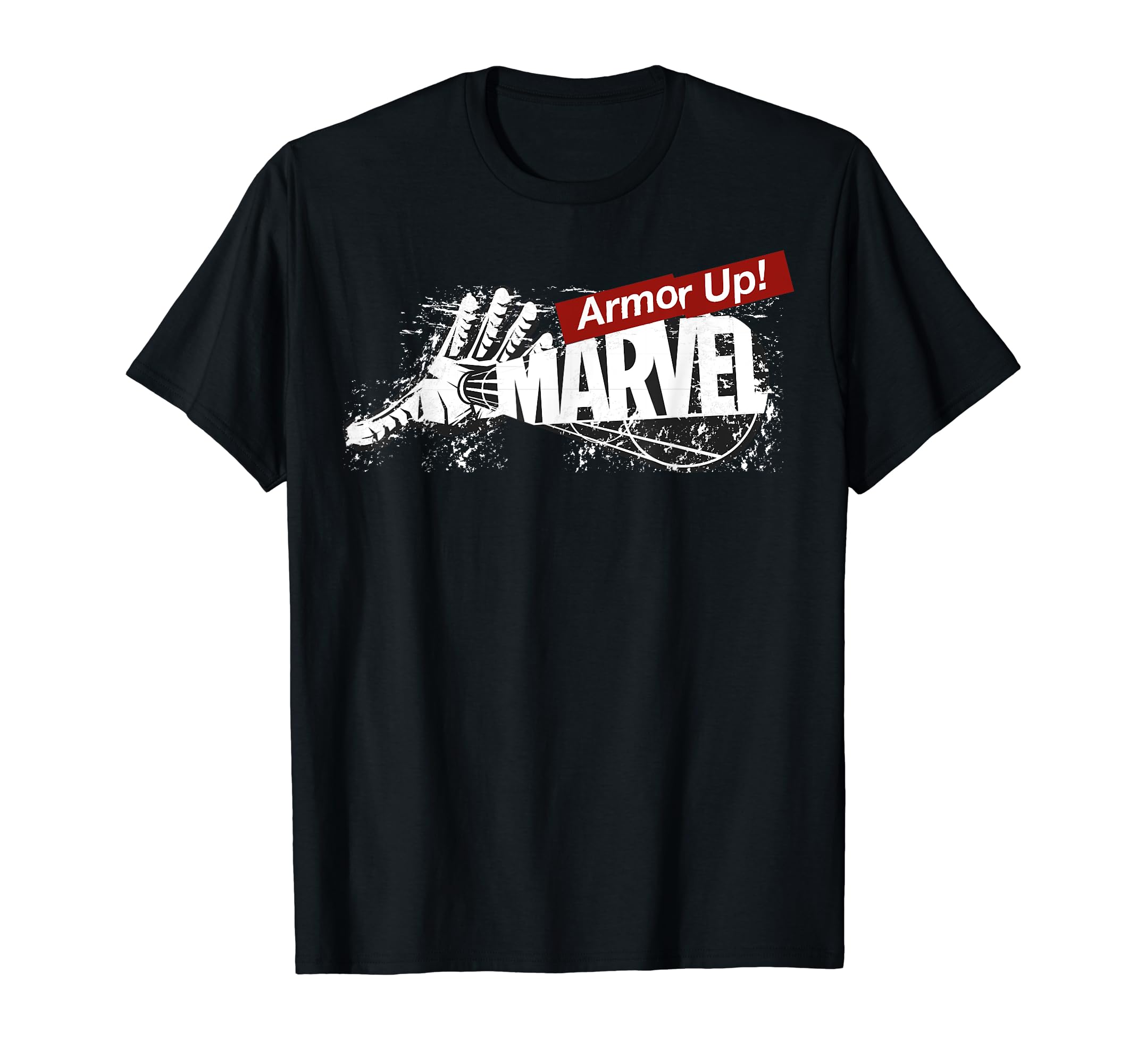 

Логотип дугового луча на броне Marvel Iron Man! Футболка чёрный