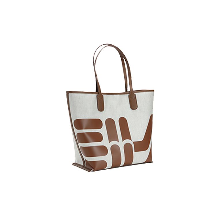FILA Heritage Series Fashion Casual Large Capacity Portable Commuter PU Tote Bag Shopping Bag Shoulder Handbag Women tote bags F13W328167FWT
