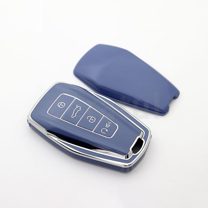 Fashion Tpu For Geely Emgrand Global Hawk Gx7 Coolray X6 X7 Car Smart Key Case Cover Shell Fob Holder Protector Accessories