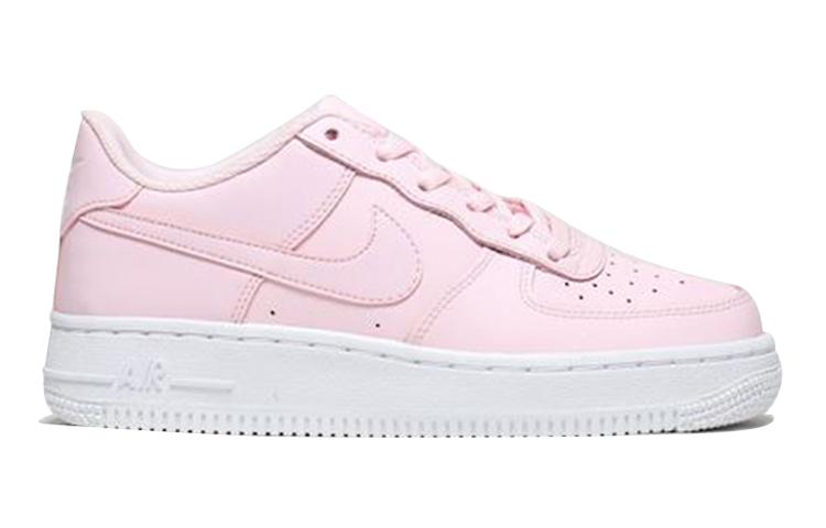 Nike Air Force 1 Leder Low-Top Kinder Skateboard Schuhe Rosa Jugendliche CT6389-600