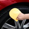6/3 STÜCK Weiche Mikrofaser Auto Wachs Applikator Fäustlinge Polierschwamm Finger Wachs Schaum Waschpad Auto Detaillierung Reinigungswerkzeuge