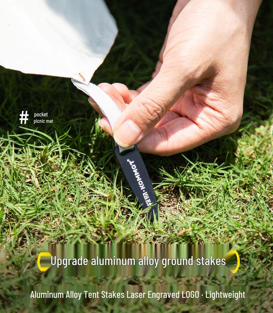 Ultraleichte tragbare wasserdichte Picknickmatte – faltbar und feuchtigkeitsbeständig für Gras und Strand