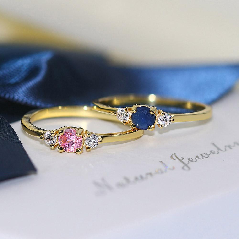 ZHOUYANG Slim Wedding Dainty Rings For Women Delicate Cubic Zirconia Light Gold Color Proposal Finger Gift Fashion Jewelry R872