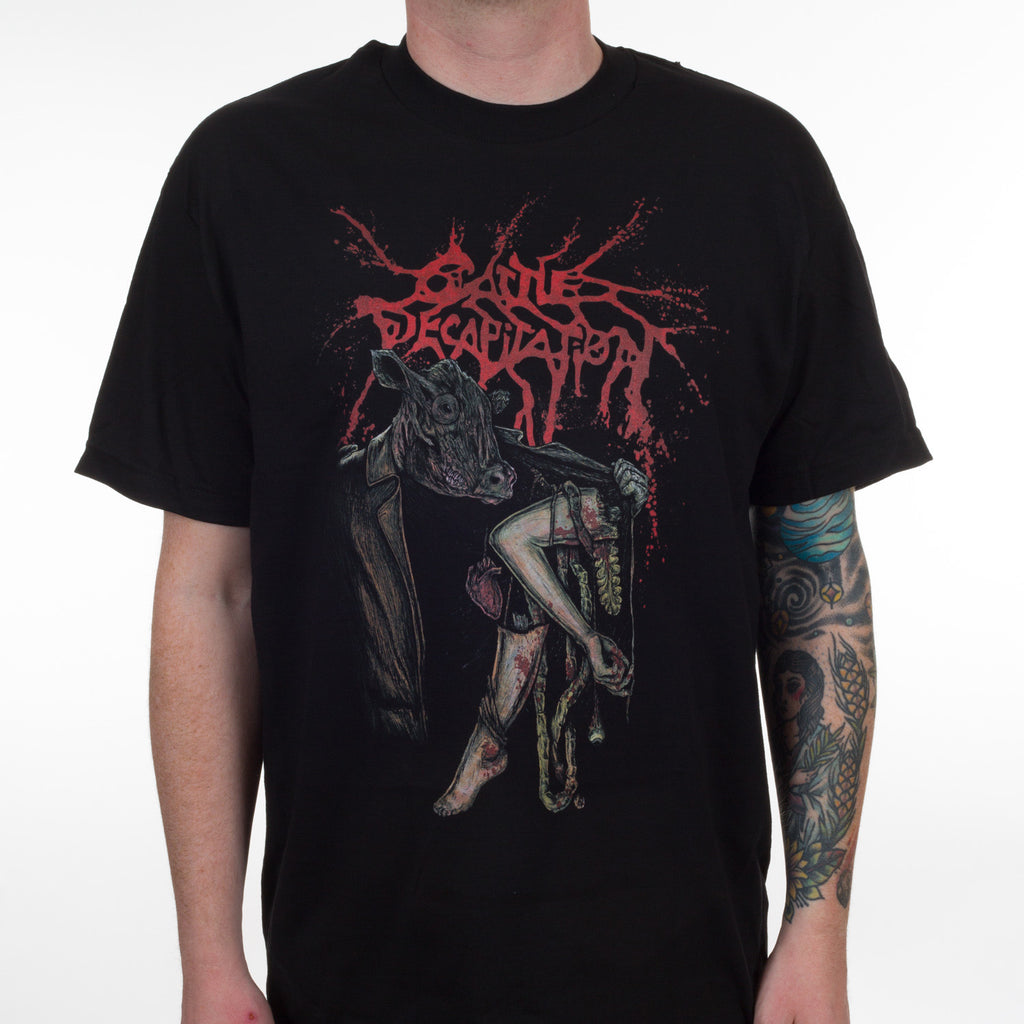 Retro CATTLE DECAPITATION Graphic Cotton Tshirt Unisex Summer Short Sleeve Fashion Brand Tee Luxury Casual Vintage Retro Top