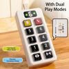 Educational Button Button Sensory Board with Light Sound Elevator Activity Panel Toy  Kids Gifts