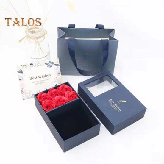 Cutie cadou cu trandafiri eterni Flori conservate Cutie de bijuterii pentru femei Soția Mamei Ziua Mamei Ziua Îndrăgostiților Cadou de Crăciun