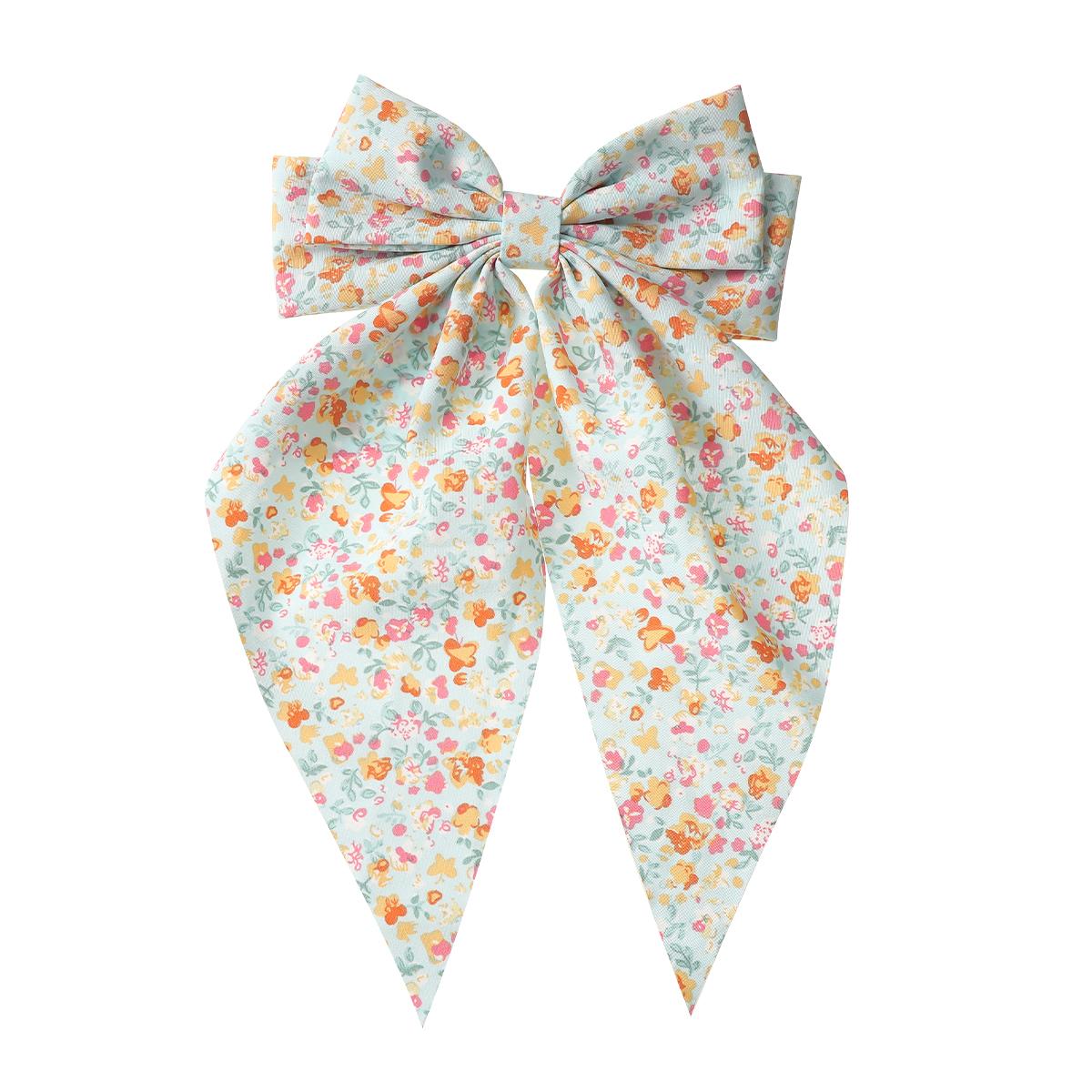 

AWAYTR Заколка-бант с мятыми цветами, искусственные цветочные заколки для волос, головной убор на День святого Валентина, аксессуары для волос для девочек, фестивальный подарок